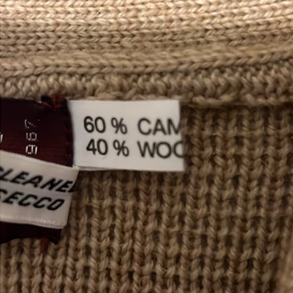 Racquet Club Grandpa Sweater with suede patches on elbows Size Large - Picture 5 of 14